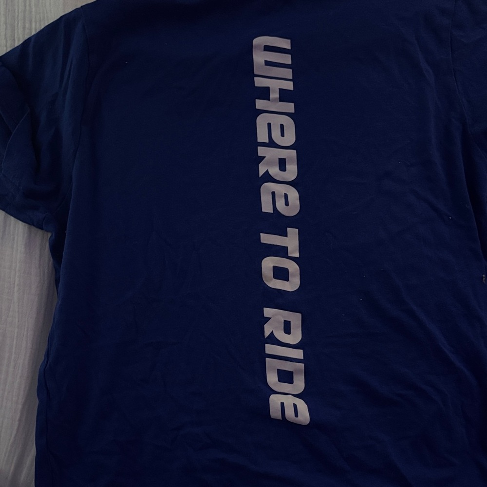 Where to Ride Navy Blue Unisex Shirt